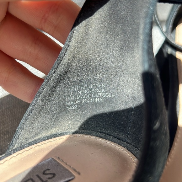 Black suede Steven Madden block heel - Picture 2 of 5